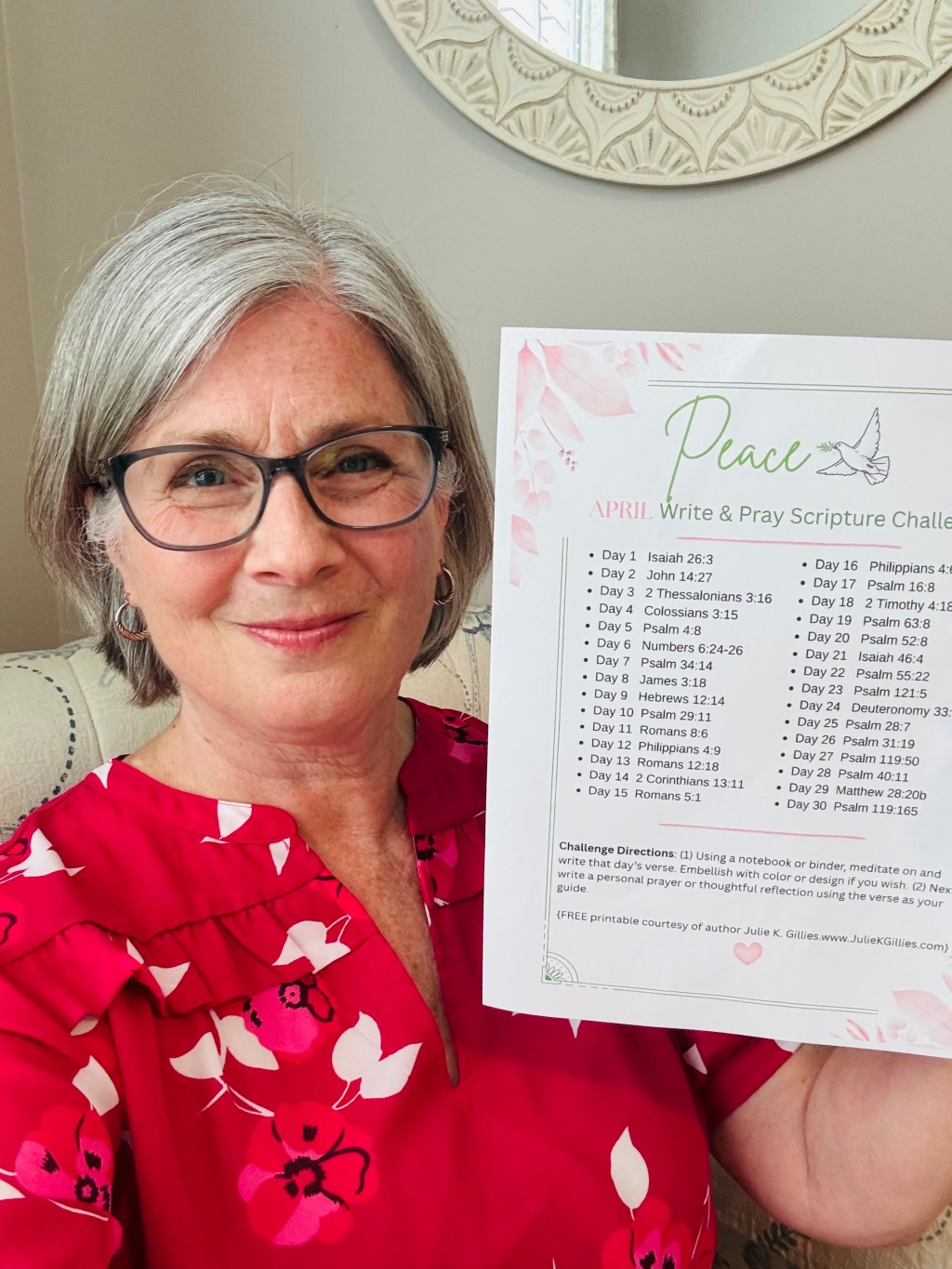 Need Peace? The APRIL Write & Pray Scripture Challenge!